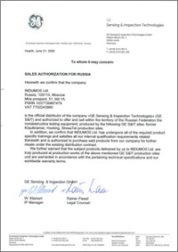 Distributor letter